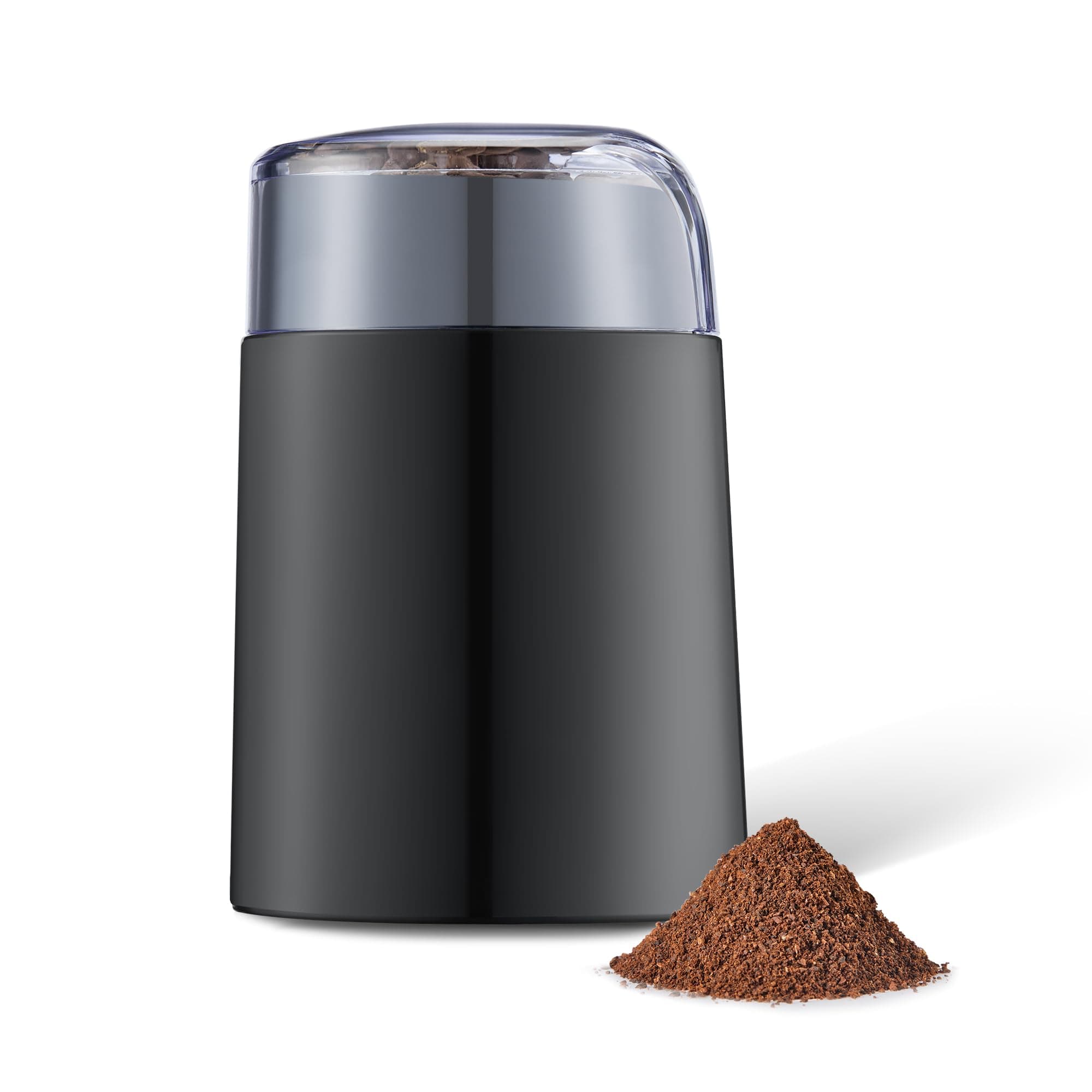 Amazon Basics Molinillo de Café Eléctrico, Negro