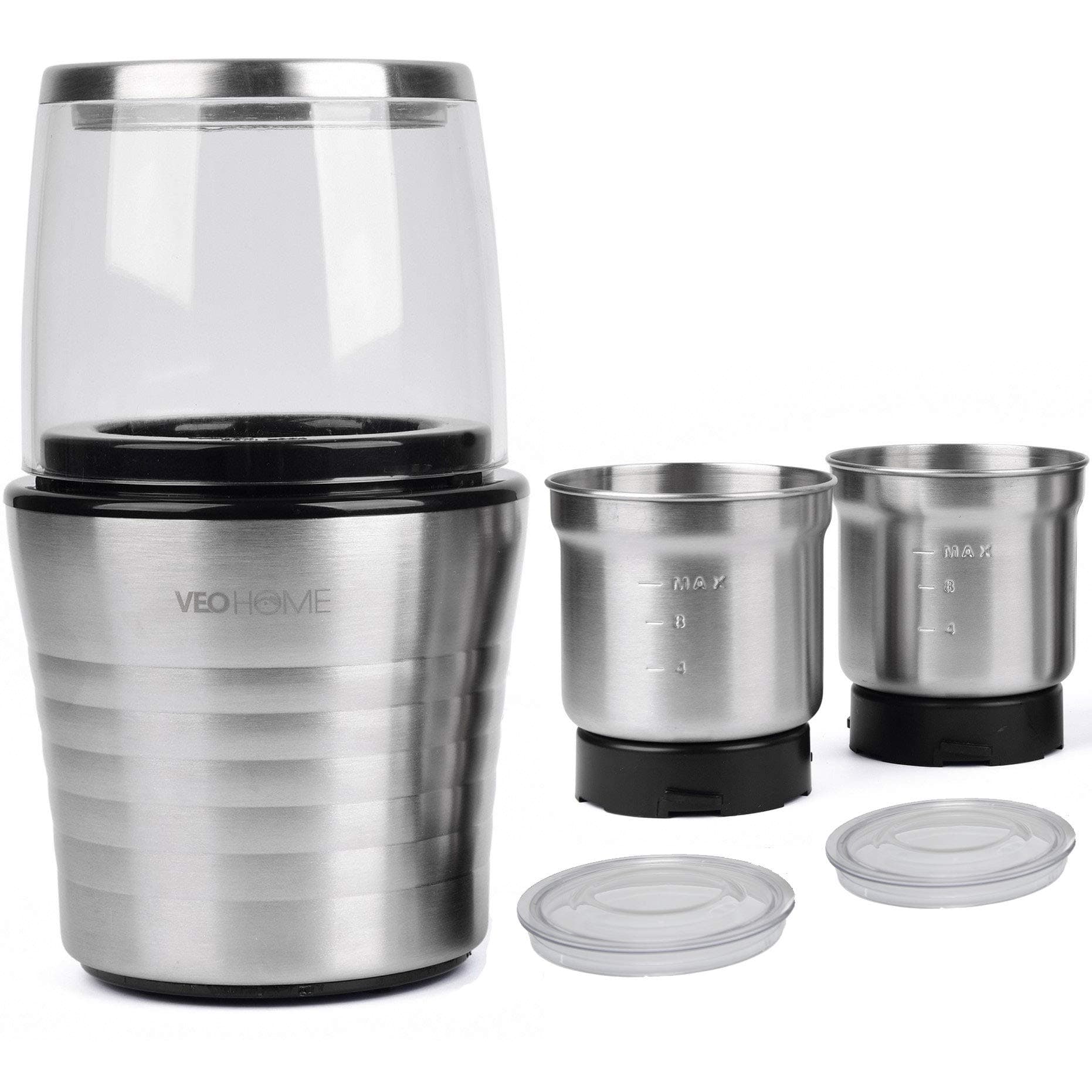 VeoHome Molinillo de Café Eléctrico, Especias y Semillas