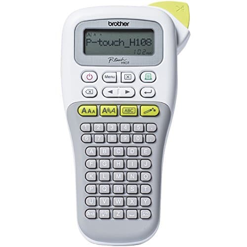 Brother PT-H108G Label Printer Thermal Transfer - Label Printer (Thermal Transfer, Center, Left, LCD, 1 Line, 9 Label(s)