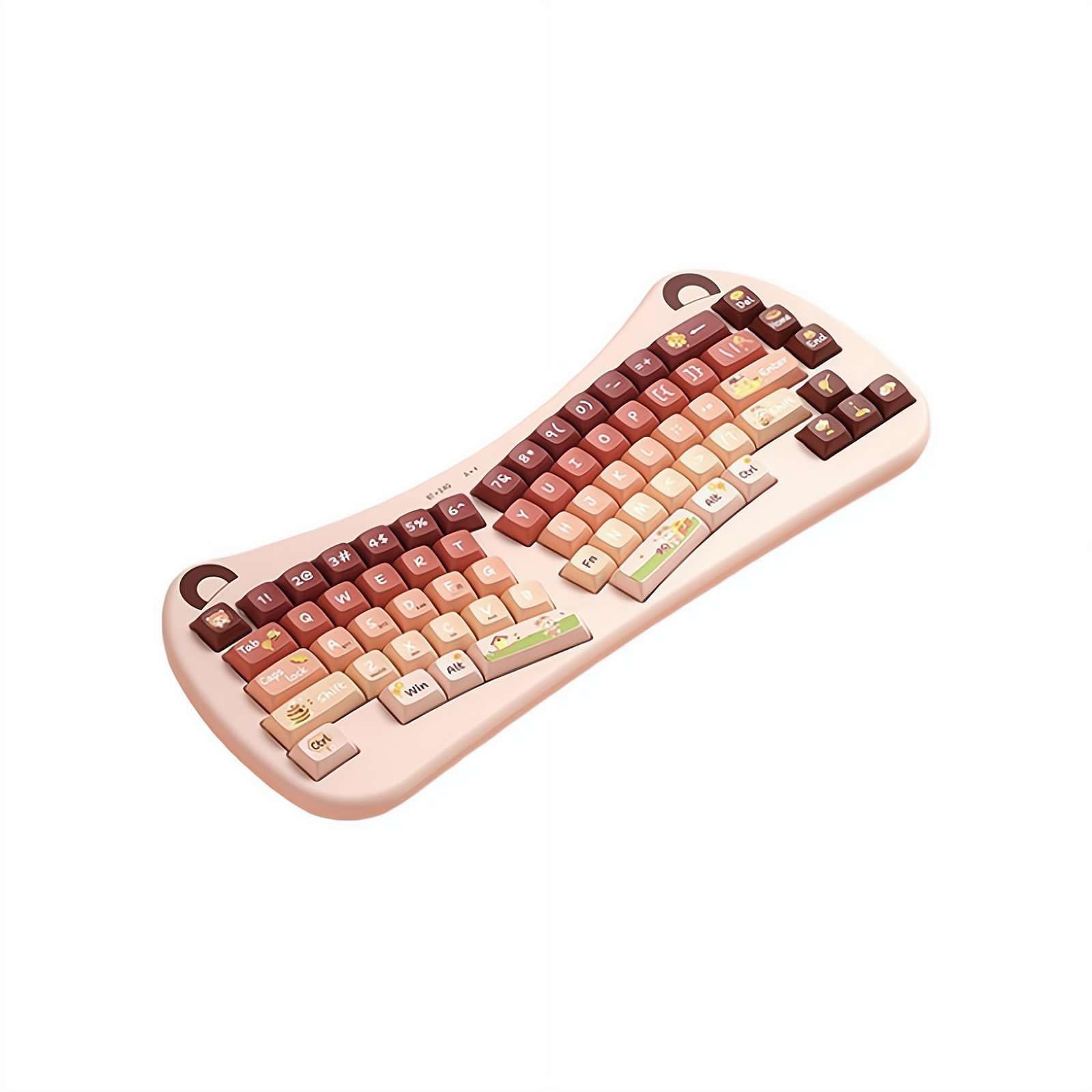 Teclado Ergonómico Bow Split Inalámbrico Bluetooth Tri-Mode