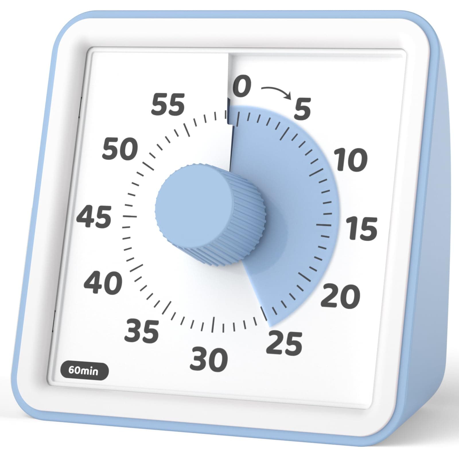 LIORQUE Visual Timer 60 Minute Countdown Kids Pomodoro Timer