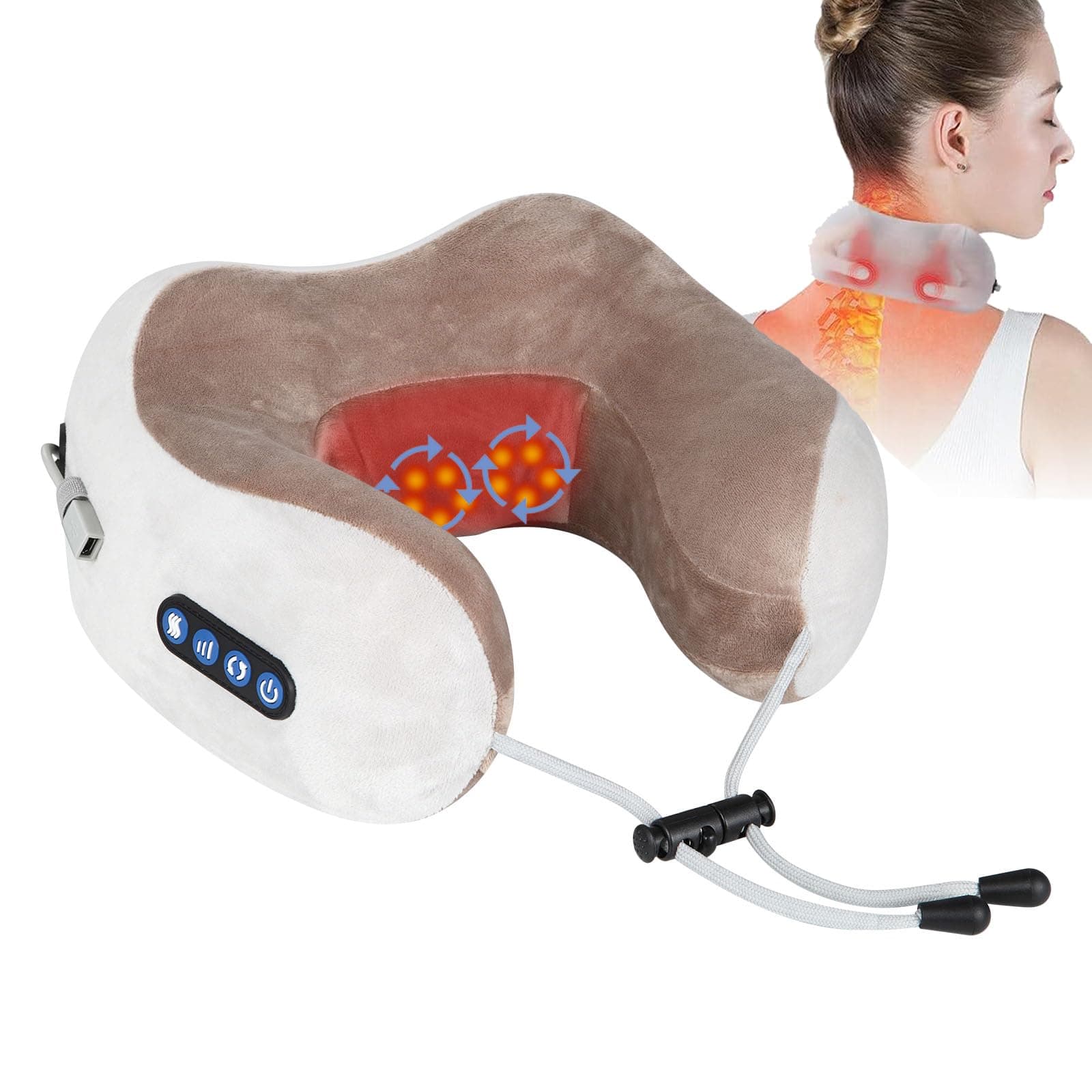 Masajeador Cervical para el Cuello Inalámbrico Recargable